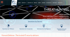 Desktop Screenshot of forwarddefense.com